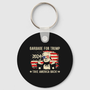 We zijn geen afval Votetrump 2025 Trump-aanhanger  Sleutelhanger