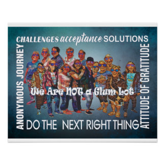 we zijn geen sombere bende slogans poster 26sat perfect poster