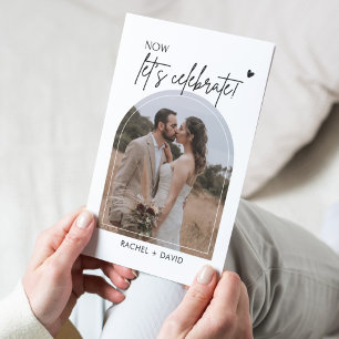 We zijn geëvolueerd Laten we vieren Elopement rece Kaart