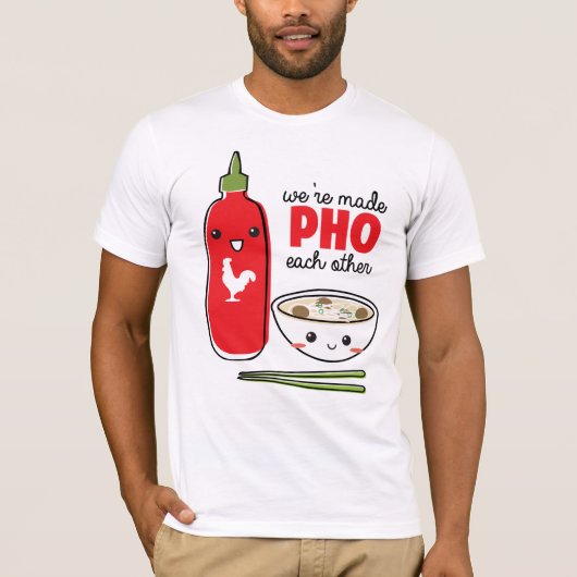 We zijn gemaakt van PHO, elk ander T-shirt (Voorkant)