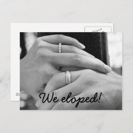 We zijn gestopt met de aankondiging (Voorkant / Achterkant)