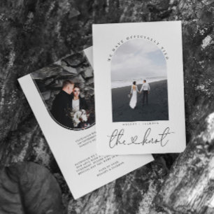 We Zijn Getrouwd Foto Elopement Aankondiging