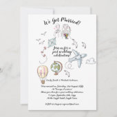 We Zijn Getrouwd - FOTOBRUILOFT Uitnodiging (Voorkant)