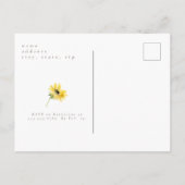 We zijn getrouwd... Het is een feest Turquoise Sun Uitnodiging Briefkaart (Achterkant)