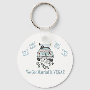 We zijn getrouwd in de VEGAS-Sleutelhanger Sleutelhanger