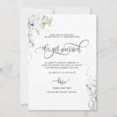 We zijn getrouwd, legant huwelijk aankondiging (Voorkant)