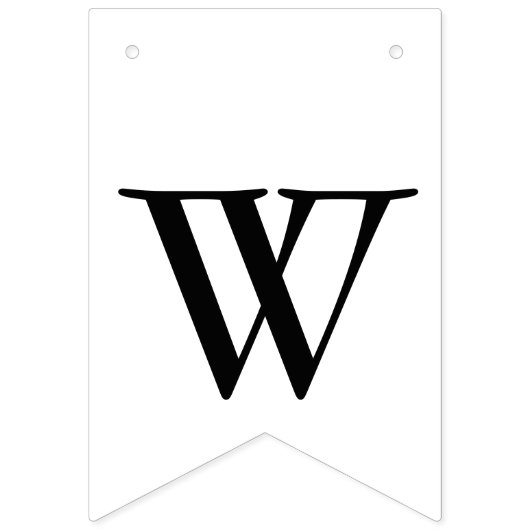 We zijn getrouwd met Rustic Cute Wedding Bunting V Vlaggetjes (Tweede vlag)