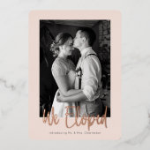 We Zijn Gevlucht Aankondiging Echt Folie Kop (Voorkant)