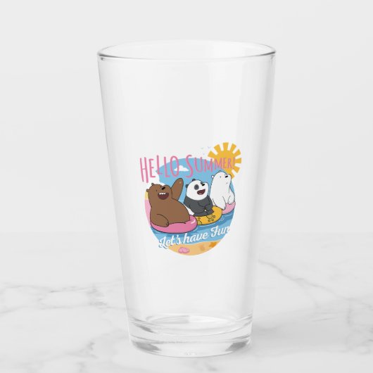 We zijn Hallo Beren. Laten we Fun hebben Glas (Voorkant)