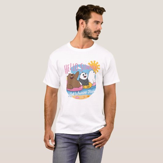 We zijn Hallo Beren. Laten we Fun hebben T-shirt (Voorkant volledig)