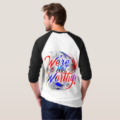 We zijn het niet waard t-shirt (Achterkant volledig)
