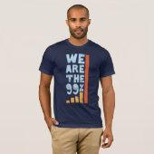 WE ZIJN HET T-shirt VAN 99% mannen (Voorkant volledig)