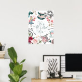 We zijn hier allemaal gemaakt | Alice in Wonderlan Poster (Thuiskantoor)