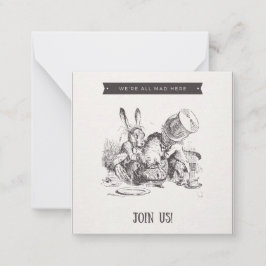 We zijn hier allemaal kwaad notitiekaartje