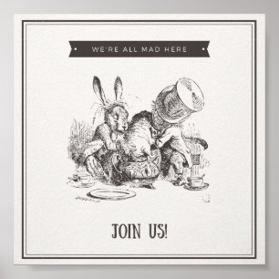 We zijn hier allemaal kwaad poster