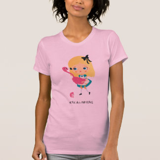 We zijn hier allemaal kwaad. Vrouw T-shirt