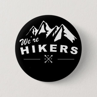 We zijn Hikers Black Button