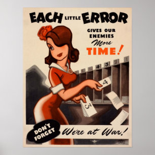 We zijn in oorlog. poster