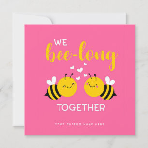 We zijn lang samen Schattige Wenskaart Feestdagenkaart