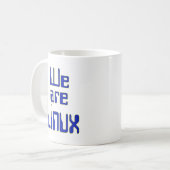 We zijn Linux Koffiemok (Voorkant links)