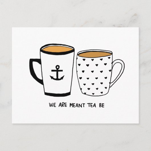 We zijn Meant Tea Briefkaart (Voorkant)
