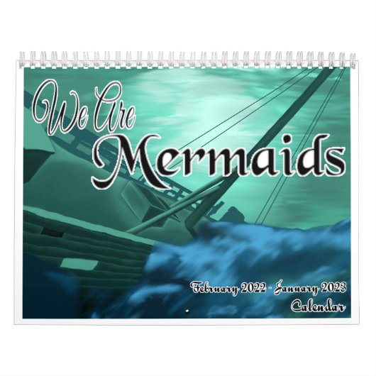 WE ZIJN Mermaids Kalender (Hoes)