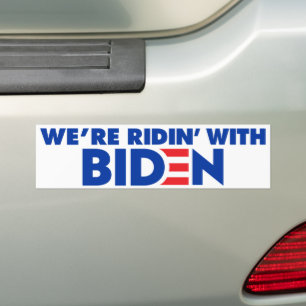 We zijn met Biden 2024. Bumpersticker
