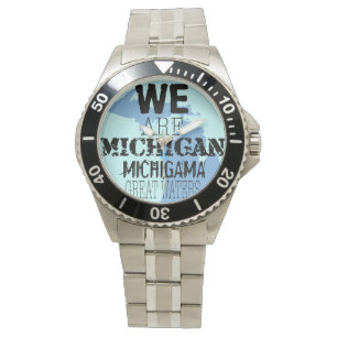 We zijn Michigan Michigama Great Waters Horloge