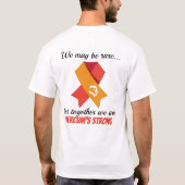 We zijn misschien zeldzaam, maar samen zijn we het t-shirt (Achterkant)