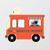 We zijn Monster Foodies Raamsticker (Vel)