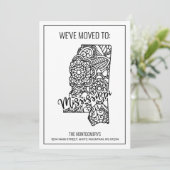 We zijn naar Mississippi State Floral Mandala verh Aankondiging (Staand voorkant)