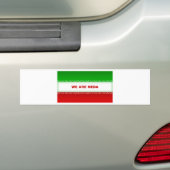We zijn Neda Bumpersticker (Op auto)