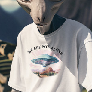 We zijn niet Alone UFO Alien T-shirt