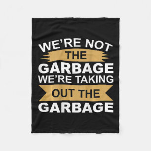 We zijn niet de garage die de garage uitschakelde  fleece deken