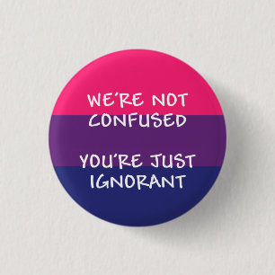 We zijn niet in verwarring ronde button 3,2 cm