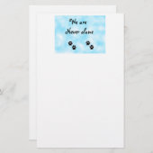 We zijn nooit alleen. briefpapier (Voorkant / Achterkant)