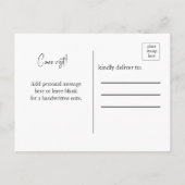 we zijn nu verhuisd , nieuwe adreshondenaankondigi briefkaart (Achterkant)