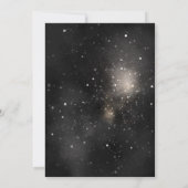 We zijn op Cloud Nine Gold Dreamy Baby shower Kaart (Achterkant)