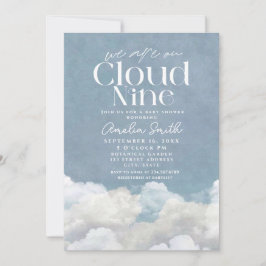 We zijn op Cloud Nine stoffige Blue Cloud Baby sho Kaart