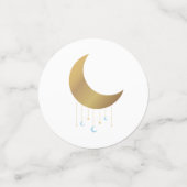 We zijn over de borden van het Moon Baby shower Confetti (Kleine voorkant)