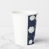 We zijn over de maan Baby shower papieren bekers (Rechts)