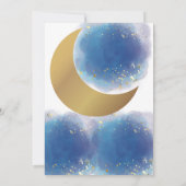 We zijn over het Baby shower van de maan Kaart (Achterkant)