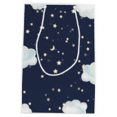 We zijn over het Baby shower van de maan Medium Cadeauzakje (Achterkant)