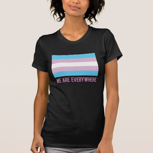 We zijn overal shirt (transgender) (Voorkant)