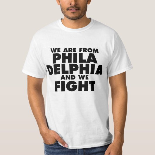 WE ZIJN PHILLY T-SHIRT (Voorkant)