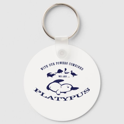 We zijn Platypus Sleutelhanger (Voorkant)