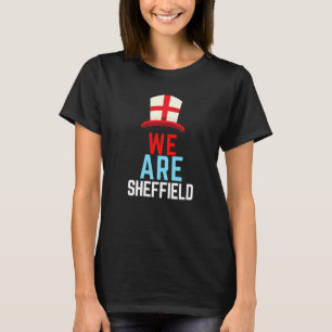 We zijn Sheffield England vlagsport T-shirt