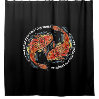 We zijn slechts twee verloren zielen die in een vi douchegordijn