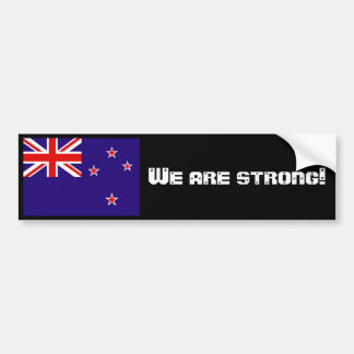 We zijn sterk! bumpersticker