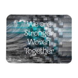 We zijn sterker geweven samen Fridge Magnet Magneet
